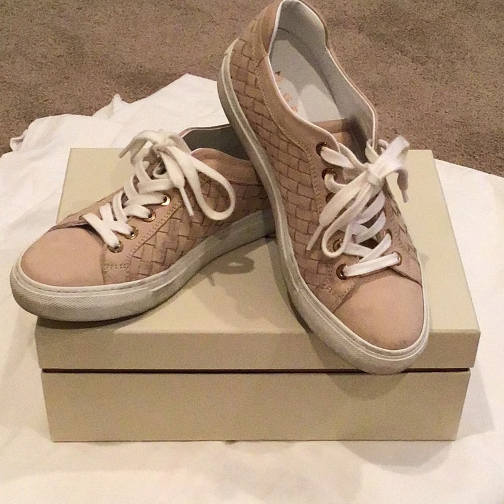 M. Gemi suede woven sneakers size 36.5